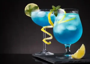 Cocktail blue lagoon