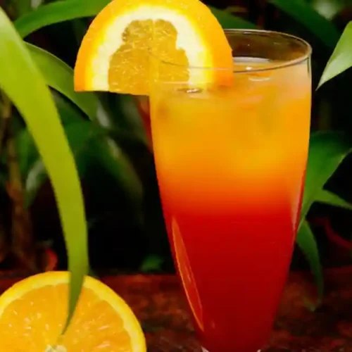 Cocktail tequila sunrise