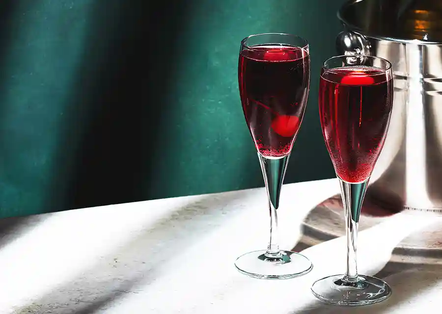 Cocktail kir royal