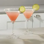 2 verres à cocktail Martini 30 cl