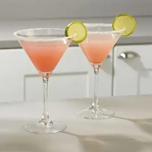 2 verres à cocktail Martini 30 cl