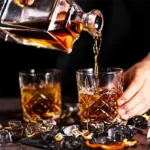 4 Verres à whisky en cristal